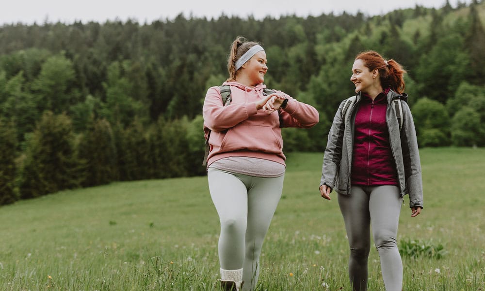 two woman walking together after getting a gastric bypass in New Jersey