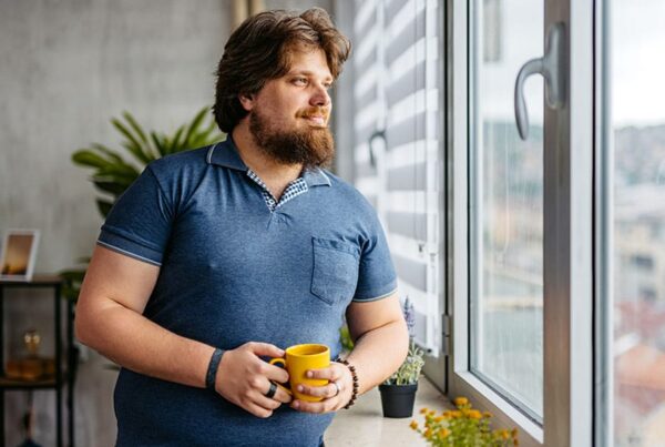 man mentally preparing for bariatric surgery in New Jersey