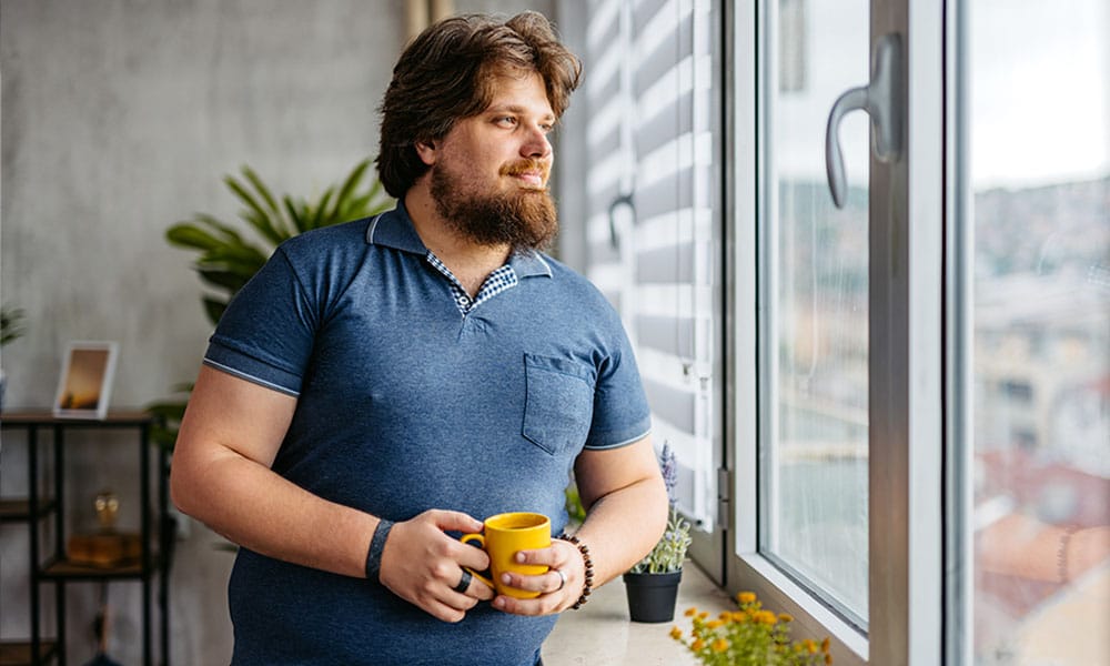 man mentally preparing for bariatric surgery in New Jersey